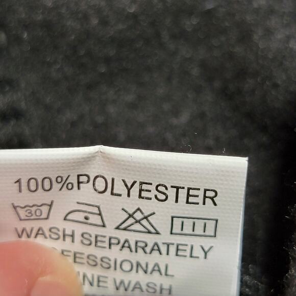 Faith Over Fear Black Unisex Hoodie "Psalms 118:6" - Size Large - Picture 7 of 7